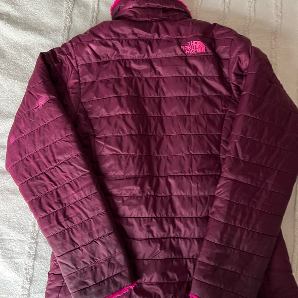 Girls The North Face reversible winter jacket, size 14/16